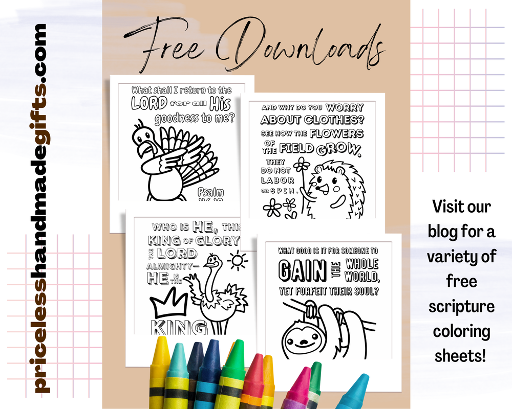 Printable Scripture Questions Coloring Pages